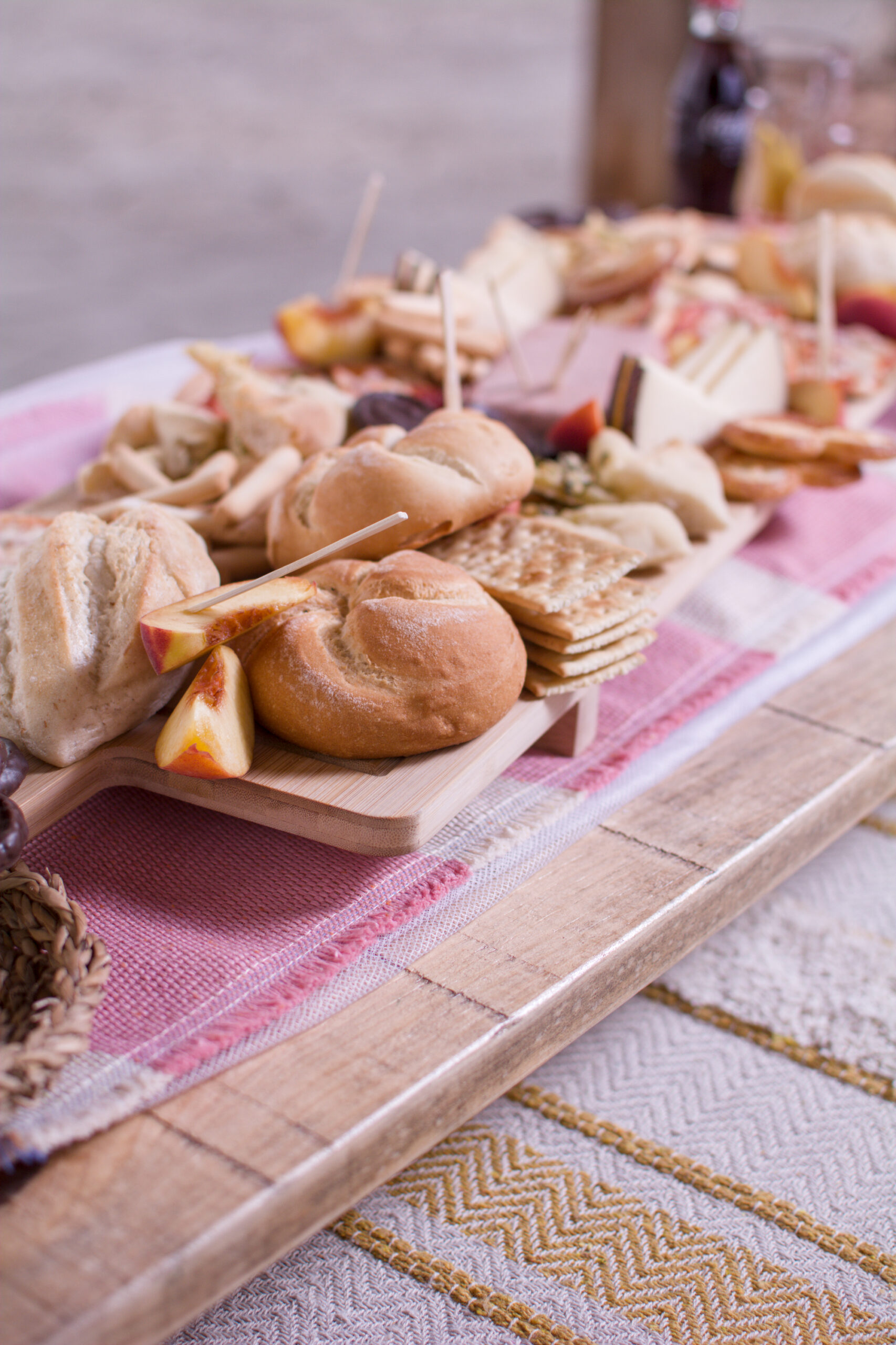 Comida del picnic Refugio al Atardecer