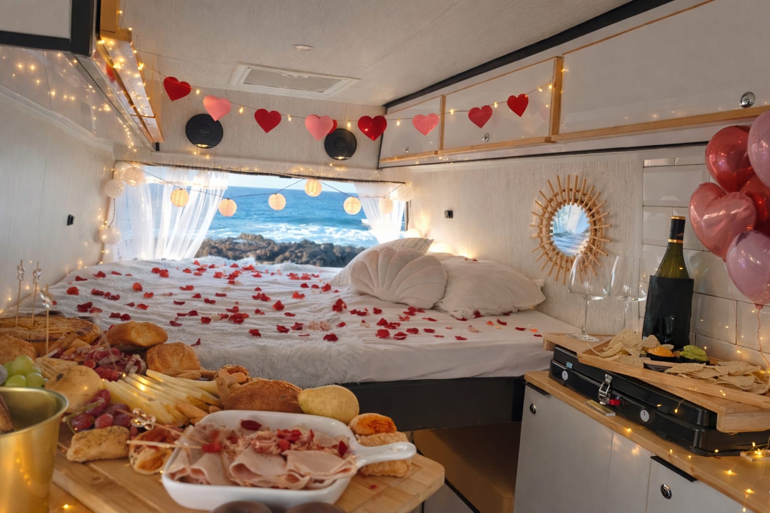 Estancia romántica en camper Amanara con vistas naturales en Tenerife por San Valentín